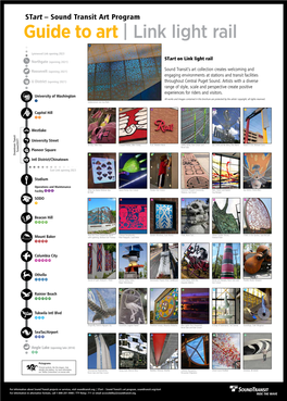 Start – Sound Transit Art Program Guide to Art | Link Light Rail A