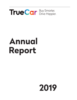 Truecar 2019 Annual Report