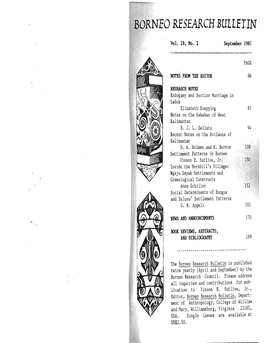 Volume 19, No. 2, 1987