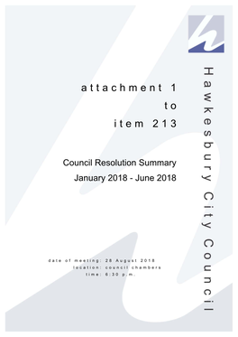 Attachment 1 T O Item 2