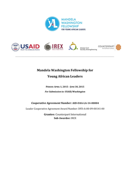 Mandela Washington Fellowship for Young African Leaders