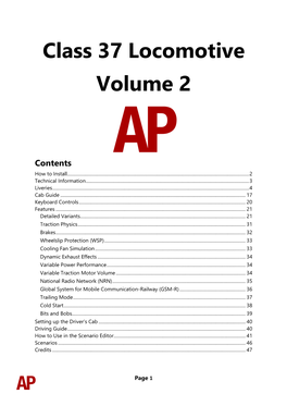 Class 37 Locomotive Volume 2