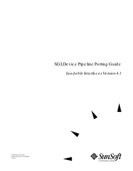 XGL Device Pipeline Porting Guide