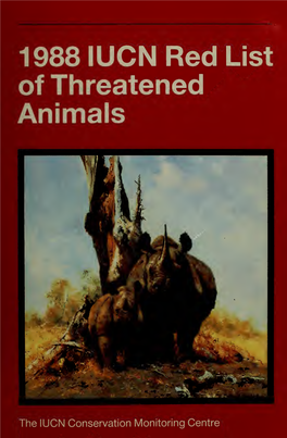 1988 IUCN Red List of Threatened Animals