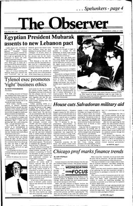 Egyptian President Mubarak ·Assents to New Lebanon Pact CAIRO