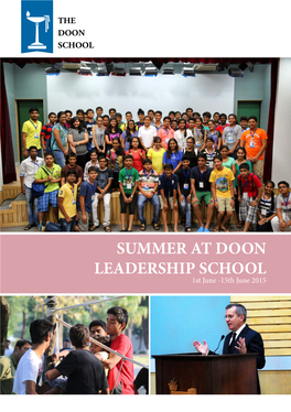 Summer at Doon Leadership School