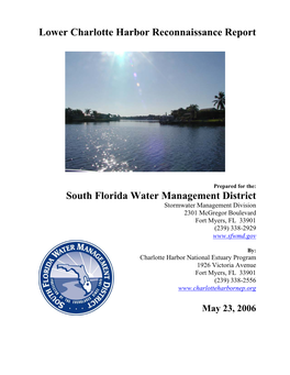 Lower Charlotte Harbor Reconnaissance Report South