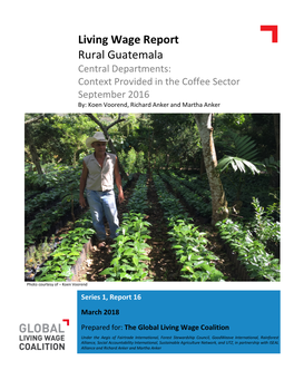 Living Wage Report Rural Guatemala