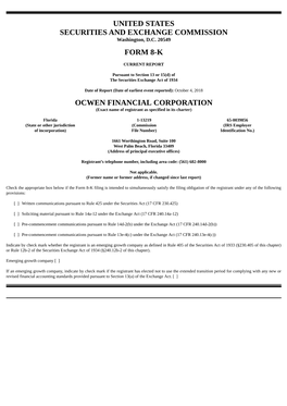 United States Securities and Exchange Commission Form