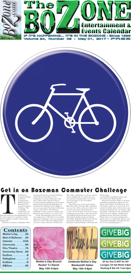 Tget in on Bozeman Commuter Challenge