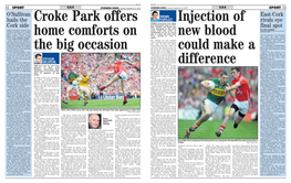 O'sullivan Hails the Cork Side East-Cork Rivals Eye Final Spot