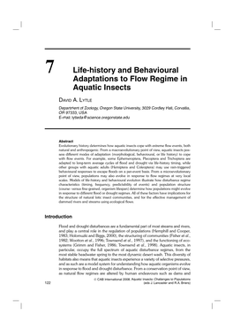 Aquatic Insects