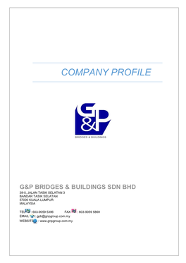 G&P Bridges & Buildings Sdn