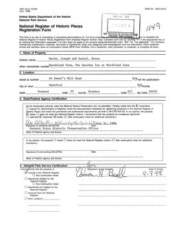 National Register of Historic Places Continuation Sheet