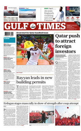 Qatar Push to Attract Foreign Investors