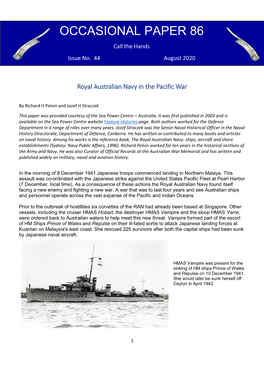 Royal Australian Navy in the Pacific War