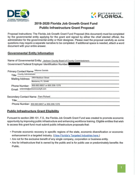 Jackson County Board of County Commissioners Government Federal Employer Identification Number