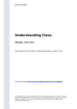 Understanding Class