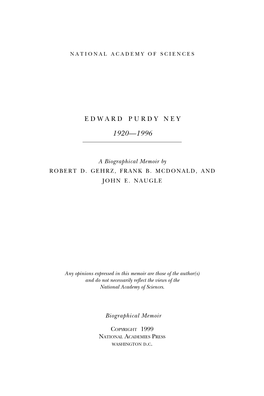 Edward Purdy Ney