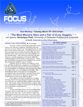DAS FOCUS Newsletter Mar 2014
