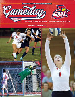 Official Game Program • Saintmaryssports.Com Fall