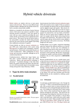 Hybrid Vehicle Drivetrain