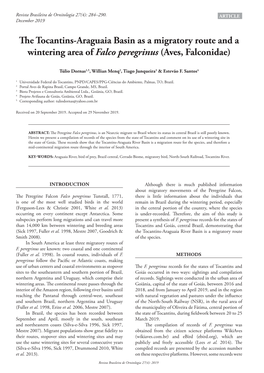 The Tocantins-Araguaia Basin As A