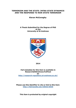 Kieran Mcconaghy Phd Thesis