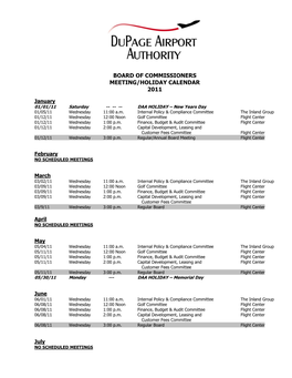 Dupage Airport Authority Finance, Budget Flight Center Building and Audit Committee; First Floor Conference Rm