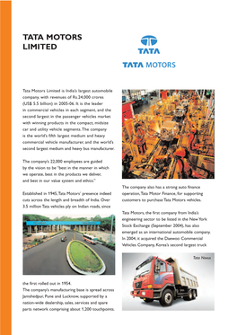 Tata Motors Limited