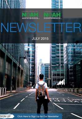 Newsletter July 2015 for Newsletter >>