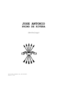 Jose Antonio Primo De Rivera