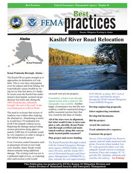 Kasilof River Road Relocation