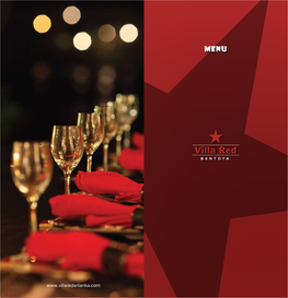 Villa Red Menu.Pdf