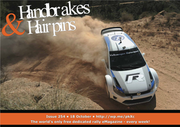 The World's Only Free Dedicated Rally Emagazine