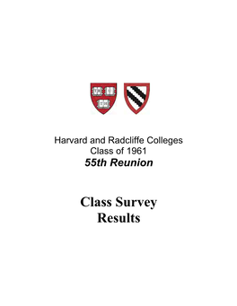 Class Survey Results