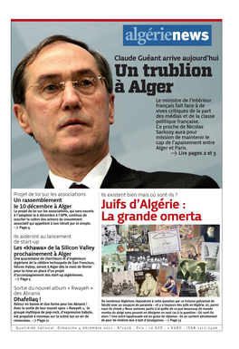 Algerienews Du 4 Décembre 2011 (