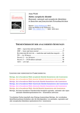 ARD — Tagesschau Und Tagesthemen