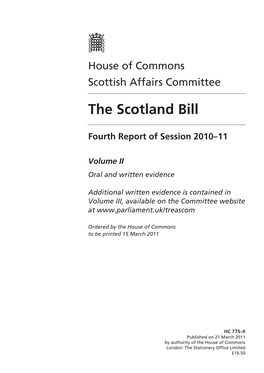 The Scotland Bill
