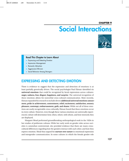 Social Interactions