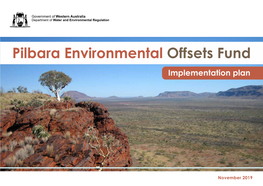 Pilbara Environmental Offsets Fund Implementation Plan