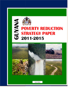 Guyana Poverty Reduction Strategy Paper 2011-2015