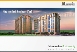 Hiranandani Business Parks at Our Townships Are the Preferred Address of Corporates