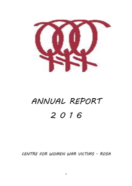 Annual Report 2 0 1 6