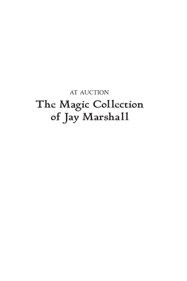 The Magic Collection of Jay Marshall
