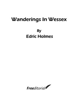 Wanderings in Wessex