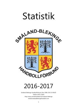 Statistikbilaga 2016/2017