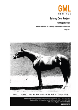 Bylong Coal Project Heritage Review