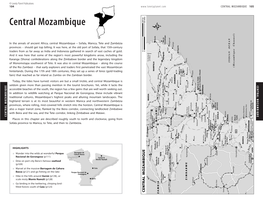 CENTRAL MOZAMBIQUE Hinterlands