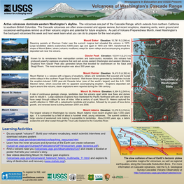 Volcanoes of Washington's Cascade Range